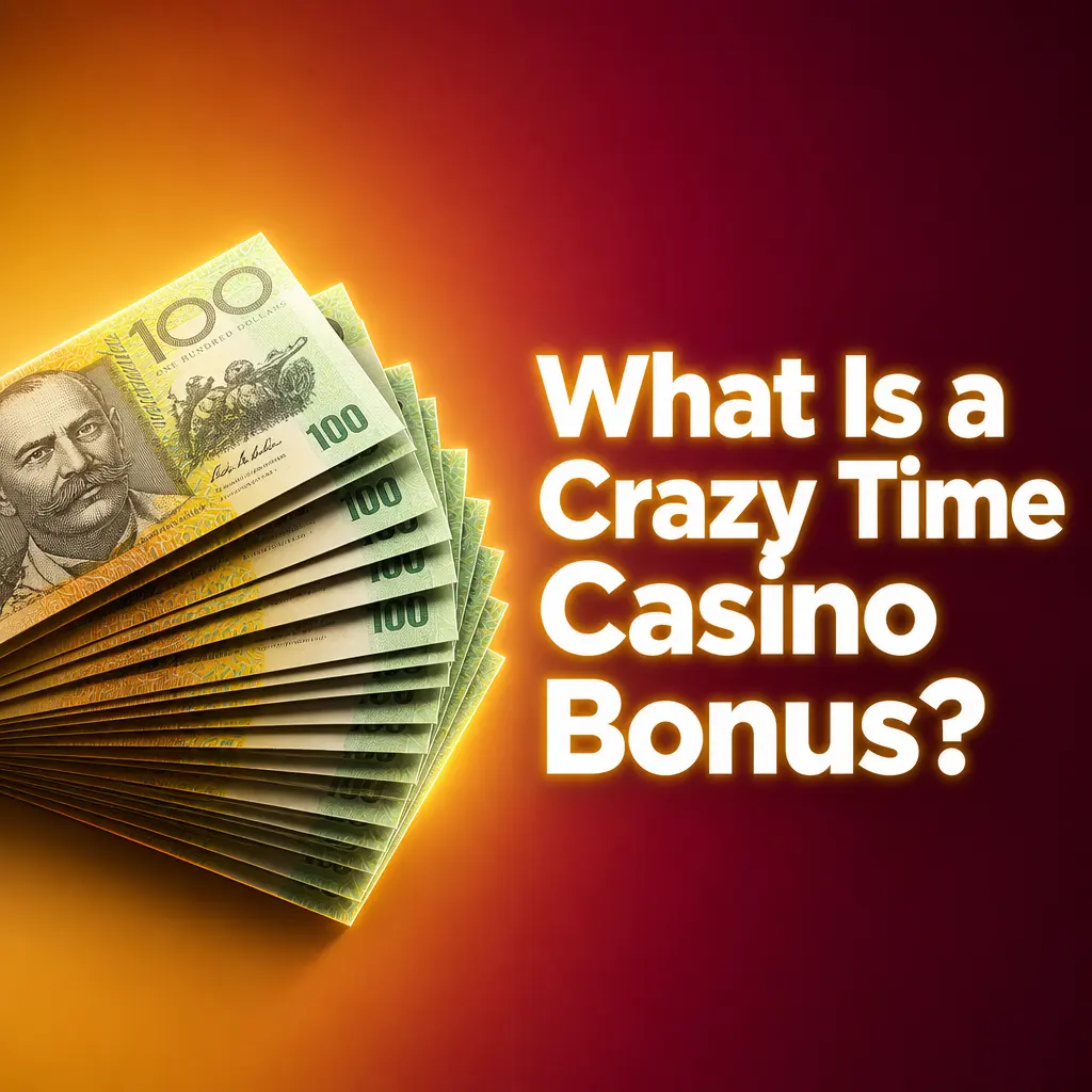 Crazy Time casino bonus illustration